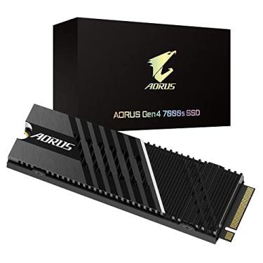Imagem de SSD Gigabyte Aorus 7000s 1TB (Leitura até 7000MB/s e Gravação até 5500MB/s) - Com dissipador