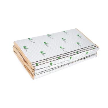 Imagem de ACROPIX 10 peças 80 mil 25 pés quadrados Tapete de isolamento térmico para isolamento térmico almofada butílica amortecimento autoadesivo material de amortecimento porta telhado piso automóvel