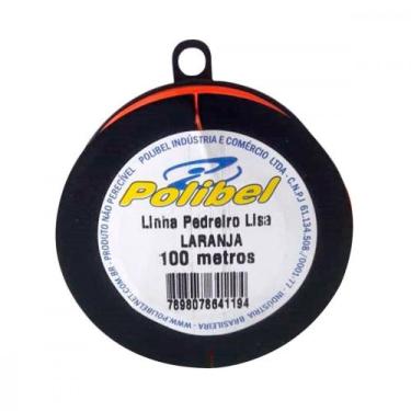 Imagem de Linha Pedreiro 1 Fio Laranja Polibel 100M 1187 - Kit C/12