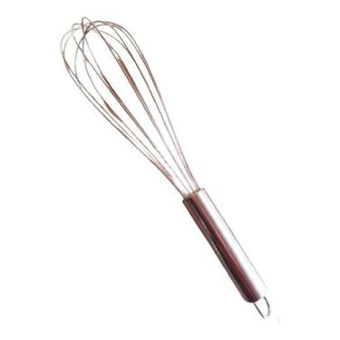 Imagem de Batedor De Clara Em Neve Ovos Fuet Profissional Inox 30 Cm - GOGUPO