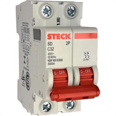 Imagem de Disjuntor Steck ''Din'' Bipolar 32A. C