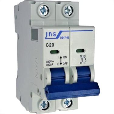 Imagem de Disjuntor Jng ''Din'' Bipolar 12089 - 20A. C