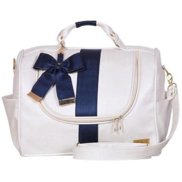 Imagem de Bolsa Maternidade Laço Elegancy Marinho - Decalta