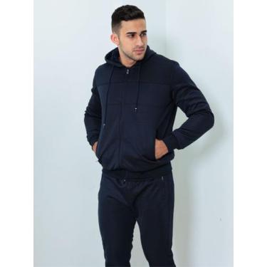 Imagem de Conjunto Masculino Moletom Neopreme Resistente A Agua - Gazo, Azul esc