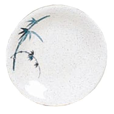 Imagem de A-to-Z Supply Prato de jantar 1307BB, 19 cm de diâmetro, redondo, resistente à quebra, pode ser lavado na lava-louças, sem BPA, melamina, bambu azul, NSF, pacote com 12