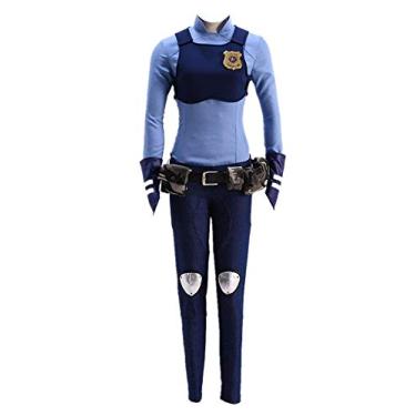 Imagem de Conjunto completo de fantasia de coelho anime cosplay para pais e filhos, fantasia de Halloween + orelha + cauda, Azul, Customized