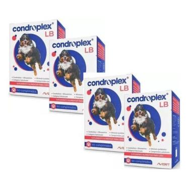 Imagem de Kit 4 Condroplex Lb Suplemento Alimentar Cães Cão Grandes