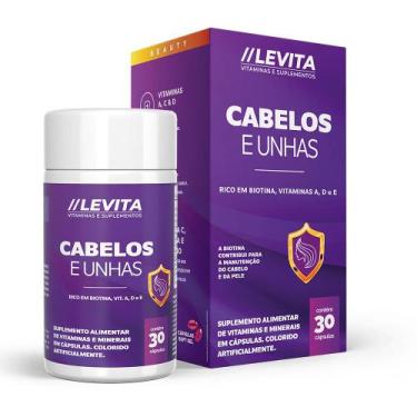 Imagem de Vitamina Para Cabelos e Unhas 30 Cápsulas - Levita