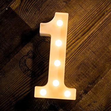 Imagem de Ilumine as letras, Logótipo LED LAMP Small Size Plastic letter letter LED letter LAMP Night letter Family Party Bar Wedding Festival Decoration (1)
