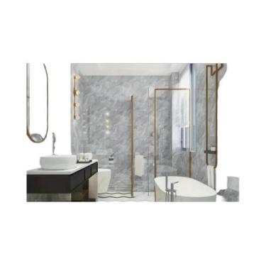 Imagem de Adesivos de Parede e Piso de Mármore PVC - À Prova D'Água - 10 Peças A