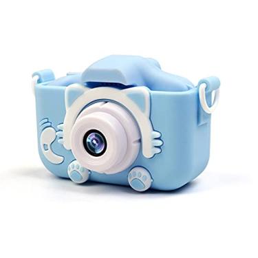 Imagem de Câmera infantil, câmera digital para crianças com 2000 W, suporte para fotos, vídeos, selfies e molduras criativas, melhor presente para crianças (Wisoquse1xnhgb93-BL)