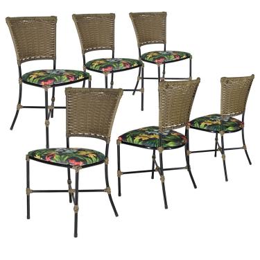 Imagem de Sala De Jantar Cadeiras Gramado Pequi Em Fibra Sintética