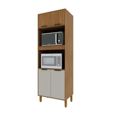 Imagem de Kit Forno E Microondas Indekes 6191.1 Toronto 4 Portas 217x70x50cm