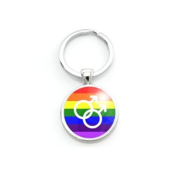 Imagem de Chaveiro Amor Gay Temática LGBT - RECANTOASTRALSITE