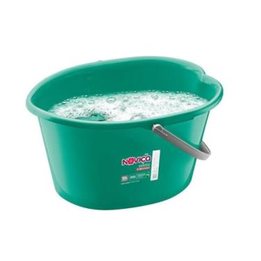 Imagem de Noviça - Balde Plástico Sekito de 10 Litros com Régua de Litragem, Cor Verde, Bettanin