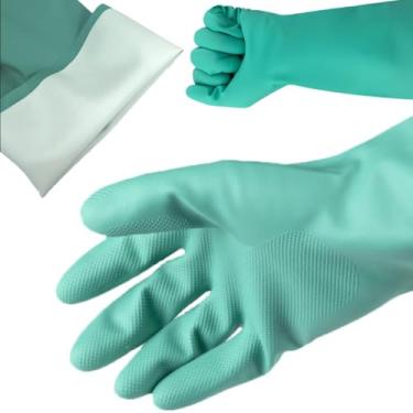 Imagem de Luva Epi impermeavel borracha nitrílica forro em algodão linha profissional Par