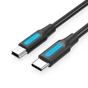 Imagem de Cabo Vention USB C Para Mini USB 2.0 2a, Câmera Notebook - 50cm