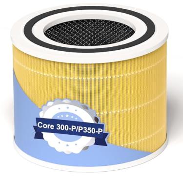 Imagem de RGBflt Filtro para animais de estimação Core 300-P P350 para purificador de ar LEVOIT Core300-P, substituição de filtro HEPA verdadeiro 3 em 1, também para Core 300, Core 300S e Core 300-RAC, 1 pacote