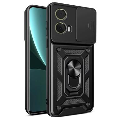 Imagem de Capa Capinha Armadura C/ Proteção da Camera Suporte Anel 360 Para Motorola Moto G85