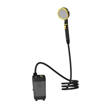 Imagem de YIJU Chuveiro elétrico portátil para áreas externas com bomba, chuveiro multifuncional ajustável e prático para acampamento, ideal para viagens em RV