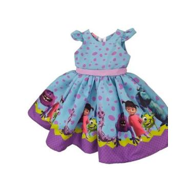 Imagem de Vestido Monstros SA Festa Luxo - Fabuloso Ateliê, G