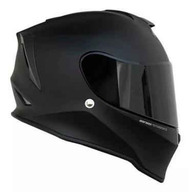 Imagem de Capacete Moto Mormaii M1 Original + Narigueira Preto Fosco, 58