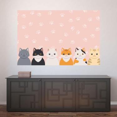 Imagem de Painel Adesivo de Parede - Gatos - Pet Shop - 1417png - Allodi