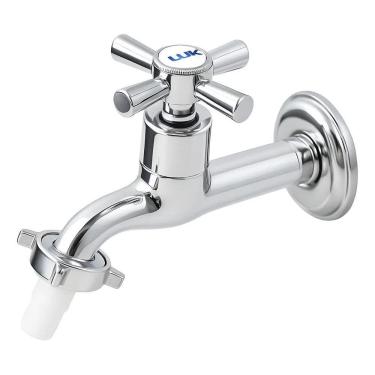 Imagem de 2X Torneira De Tanque / Jardim 1/4 Volta Luxo 100% Metal C-3