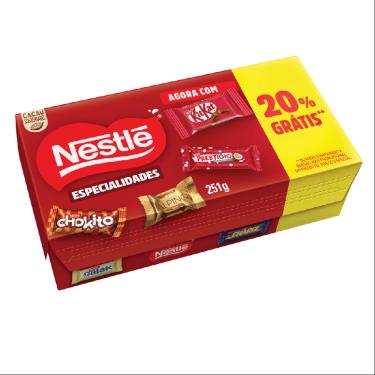 Imagem de CX BOMBOM ESPECIALIDADES 251G NESTLE 20% GRTS