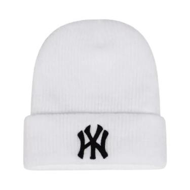 Imagem de Gorro Unissex Quente Bordado Para Outono Inverno Estilo Hip Hop Para M