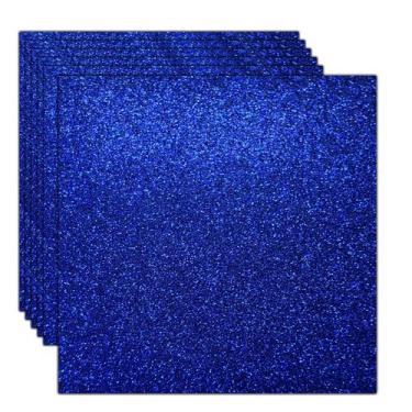 Imagem de Papel cartolina Glitter Rramorrra Blue 12x12 350gsm 15 folhas - rramor