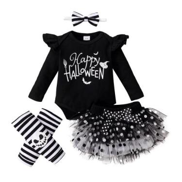 Imagem de Conjunto de roupas Kucnuzki, roupa de Halloween para bebês de 0 a 3 me