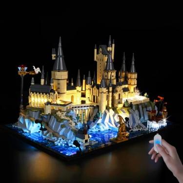 Imagem de Nitemode LED Light Kit Compatible with Lego- 76419 Castle and Grounds, Upgraded for Harry Potter Hogwarts Building Set Lighting Accessories No Model(Brightness Adjustable)