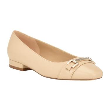 Imagem de Calvin Klein Sapatilha feminina Crystil Ballet, Light Natural 111, 35