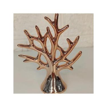 Imagem de Mini Árvore Da Vida Rosê Gold Estatua decorativa - Cacaia Flores e Dec