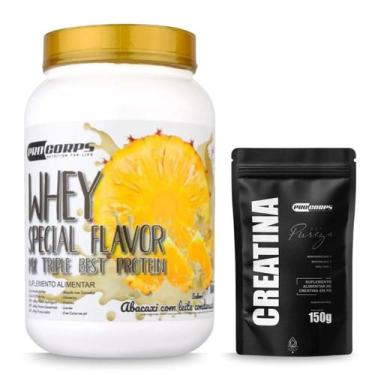 Imagem de Whey 840g Special Flavor Varios Sabores e Creatina Refil pura 150g Pro