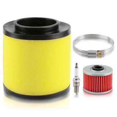 Imagem de AUTOKAY Kit de ajuste de filtro de ar TRX350 serve para Honda Rancher TRX350FE TRX350FM TRX350TE TRX350TM 2000-2006 para Mini Baja Doodle Bug DB30 DB30S DB30R Blitz DB30BL Racer DB30G RE#17254-HN5