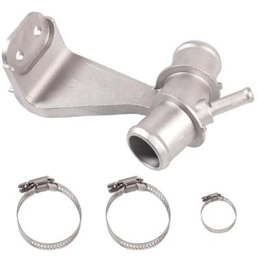 Imagem de 1657722030 Tubo de saída de refrigeração do motor de alumínio para Toyota Corolla 2009-2017, Matrix 2009-2014 1.8L L4 - Conector de mangueira do radiador OEM # 16577-22H20, 16577-22040, 16577-0T030