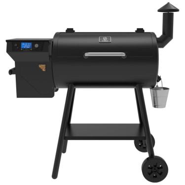 Imagem de Churrasqueira á Pellet de Madeira 8 em 1 com a Mais Recente Tecnologia PID e Superfície de Cozimento Total 553 cm2, Z GRILLS ZPG-550B2