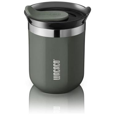 Imagem de WACACO Copo para Café 180 mL Isolado a Vácuo Aço Inox Duplo com Tampa, Cinza Escuro