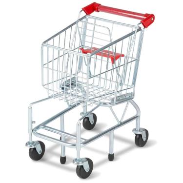 Imagem de Carrinho de Compras Infantil de Metal Resistente para Crianças Acima de 3 Anos, Melissa & Doug