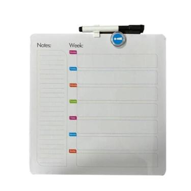 Imagem de Lousa planejamento semanal quadro magnetico planner - Miwill