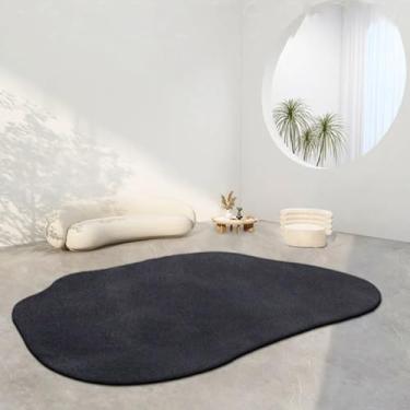 Imagem de Tapetes ovais para sala de estar, quarto infantil, tapete macio e fofo de cabeceira, tapetes curtos e felpudos para áreas grandes (entre em contato conosco/TS037-Flannel-8)