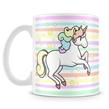Imagem de Caneca Personalizada Unicórnio com Foto - Porcelana de Alto Brilho - A