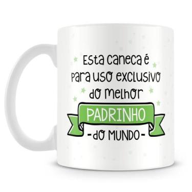 Imagem de Caneca Personalizada Uso Exclusivo do Padrinho com Foto - Presente Esp