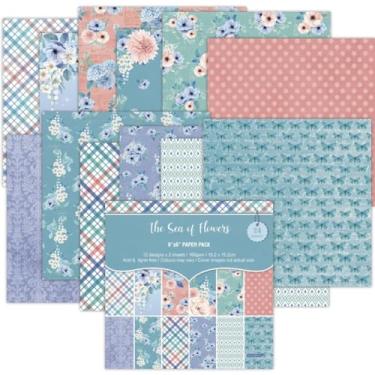 Imagem de Scrapbook DIY Álbum Scrapbook Papel Mão Conta Cartão Fazendo Fundo Materiais de Artesanato