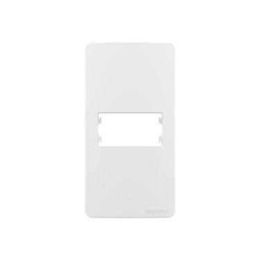 Imagem de Placa Para Condulete Com Suporte Margirius Sleek Caixa 1 Para 1 Módulo Branca