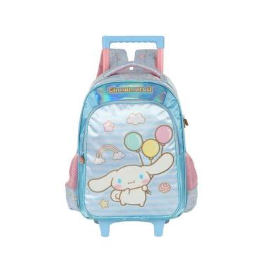Imagem de Mochila Rodas Cinnamoroll Meninas Passeio Escolar Infantil - Cinnamoro