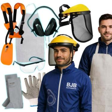 Imagem de Kit Epi Cortador De Grama Operador De Roçadeira Gasolina - Bjb Equipam
