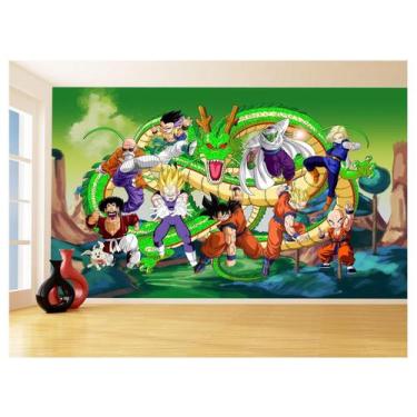 Imagem de Papel De Parede Dragon Ball Goku Vegeta Anime 3,5M Dbz299 - Você Decor